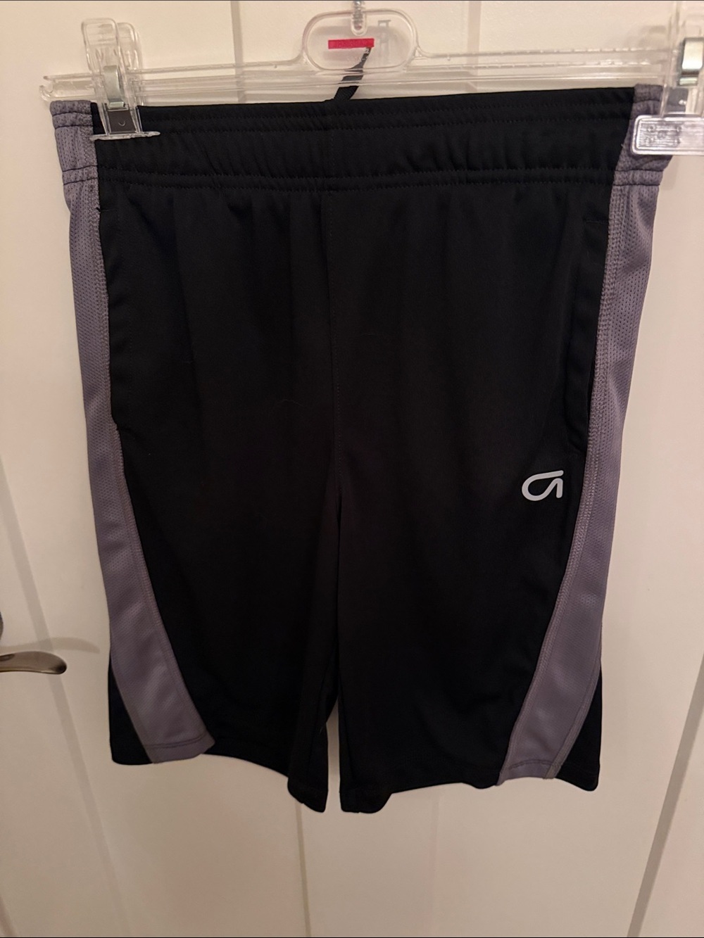 GAP Black Shorts with Gray Side Panels